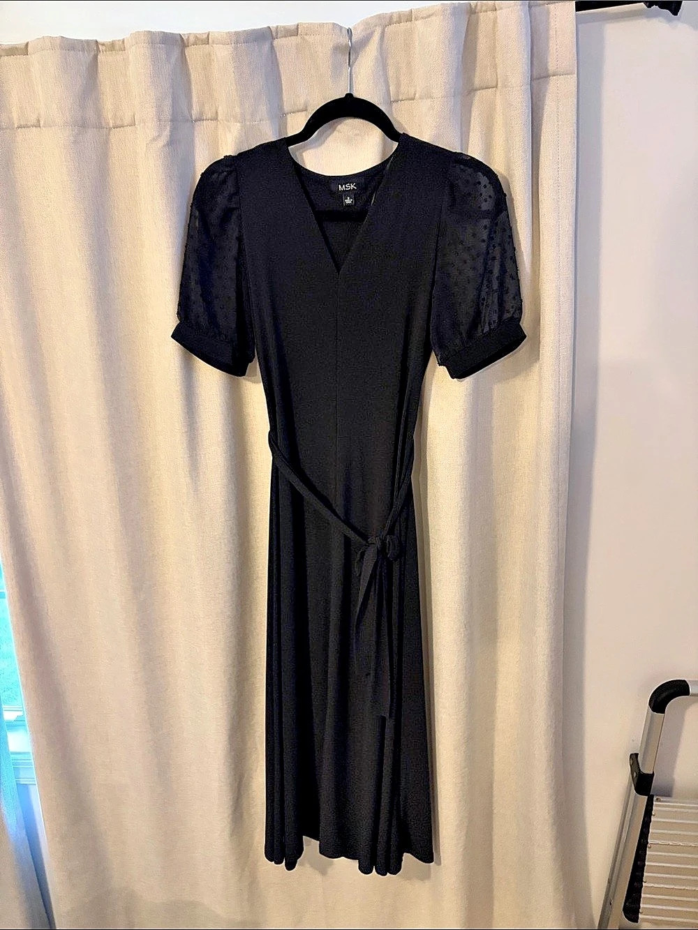 MSK Women's Black Maxi Dress